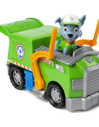 Paw Patrol, Rocky’s Recycle Truck Vehicle with Collectible Figure, for Kids Aged 3 and Up
