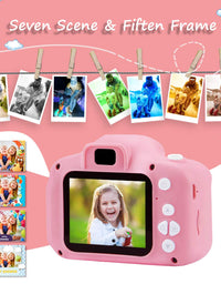 ASIUR Digital Camera for Kids, 1080P FHD Kid Digital Video Camera Children Camera with 32GB SD Card for 3-10 Years Girls
