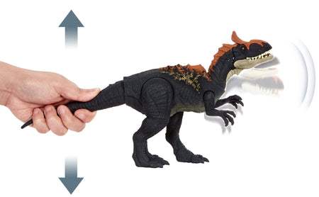 Jurassic World Camp Cretaceous Sound Strike Cryolophosaurus Medium-size Dinosaur Figure, Strike Action, Sounds, Movable Joints, Ages 4 Years Old & Up