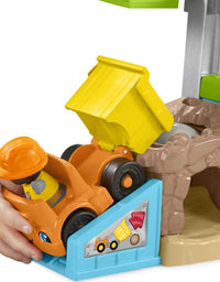 Fisher-Price Little People Load Up ‘n Learn Construction Site, Musical playset with Dump Truck for Toddlers and Preschool Kids Ages 1 ½ to 5 Years
