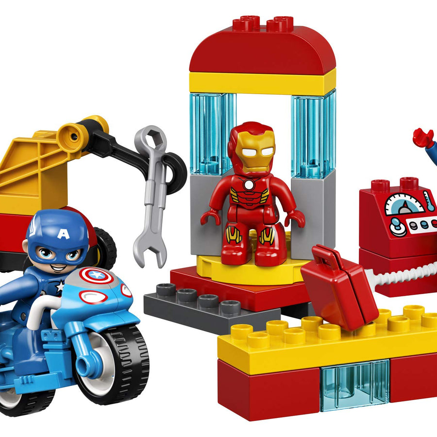 LEGO DUPLO Super Heroes Lab 10921 Marvel Avengers Superheroes Construction Toy and Educational Playset for Toddlers (29 Pieces)