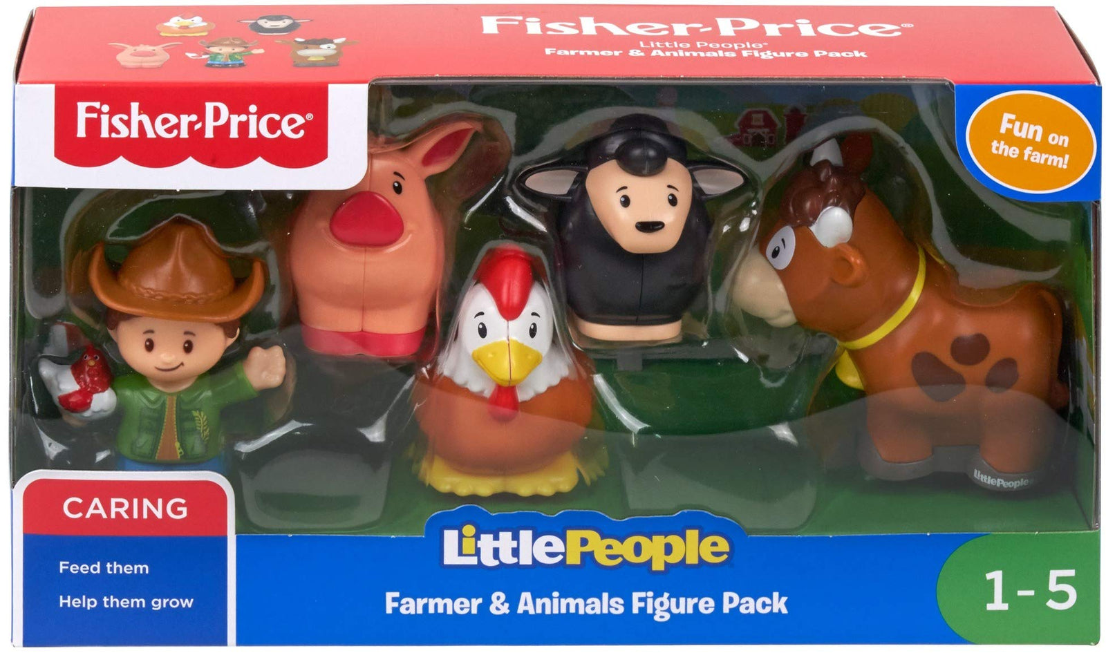 Fisher-Price Little People Farmer & Animals Figure Pack