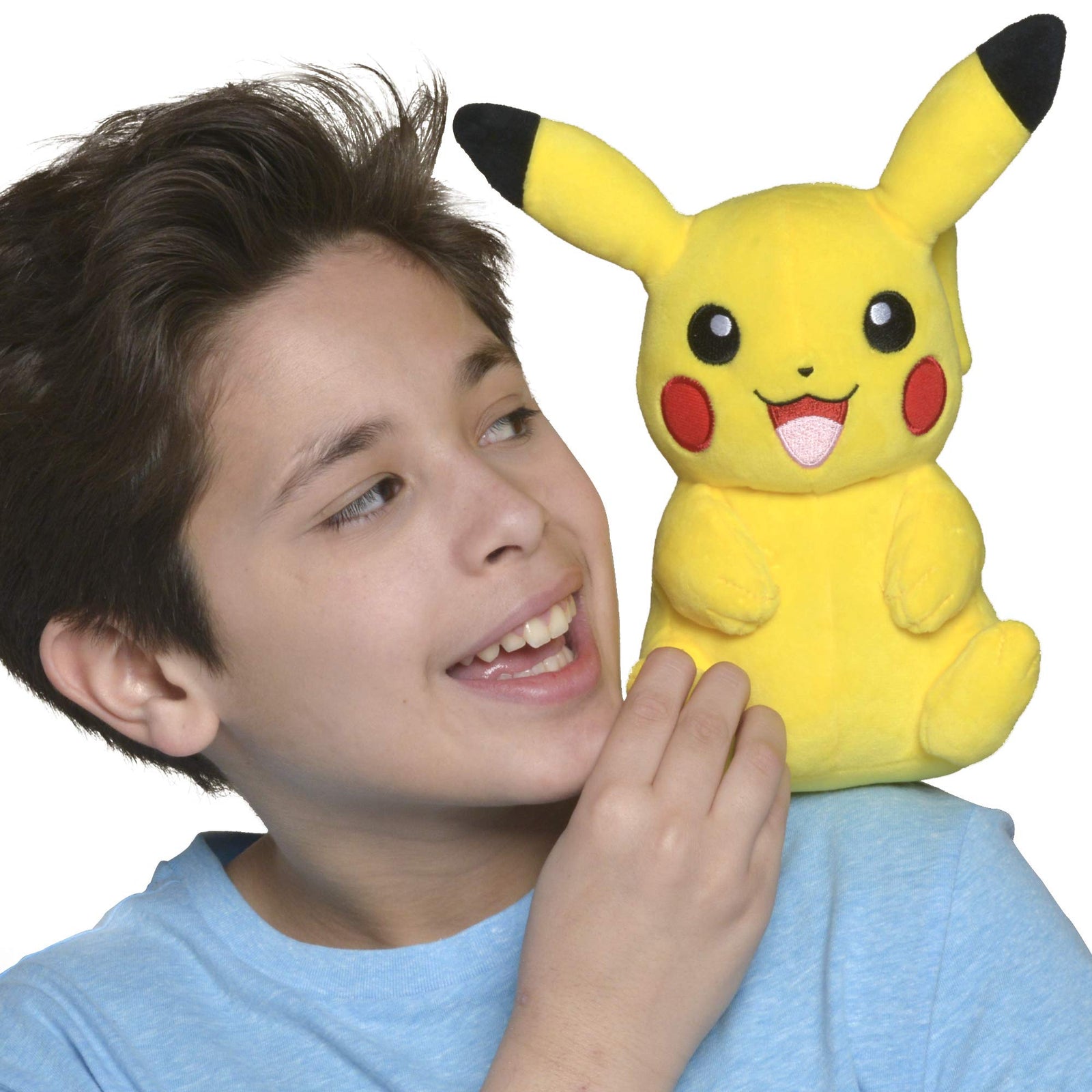 Pokemon Official & Premium Quality 8-Inch Pikachu Plush - Adorable, Ultra-Soft, Plush Toy, Perfect for Playing & Displaying - Gotta Catch ‘Em All , Yellow