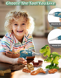 Jasonwell Kids Building Dinosaur Toys - Boys STEM Educational Take Apart Construction Set Learning Kit Creative Activities Games Birthday Gifts for Toddlers Girls Age 3 4 5 6 7 8 Years Old (3PCS)
