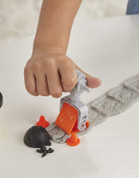 Play-Doh Wheels Cement Truck Toy for Kids Ages 3 & Up with Non-Toxic Cement-Colored Buildin' Compound Plus 3 Colors
