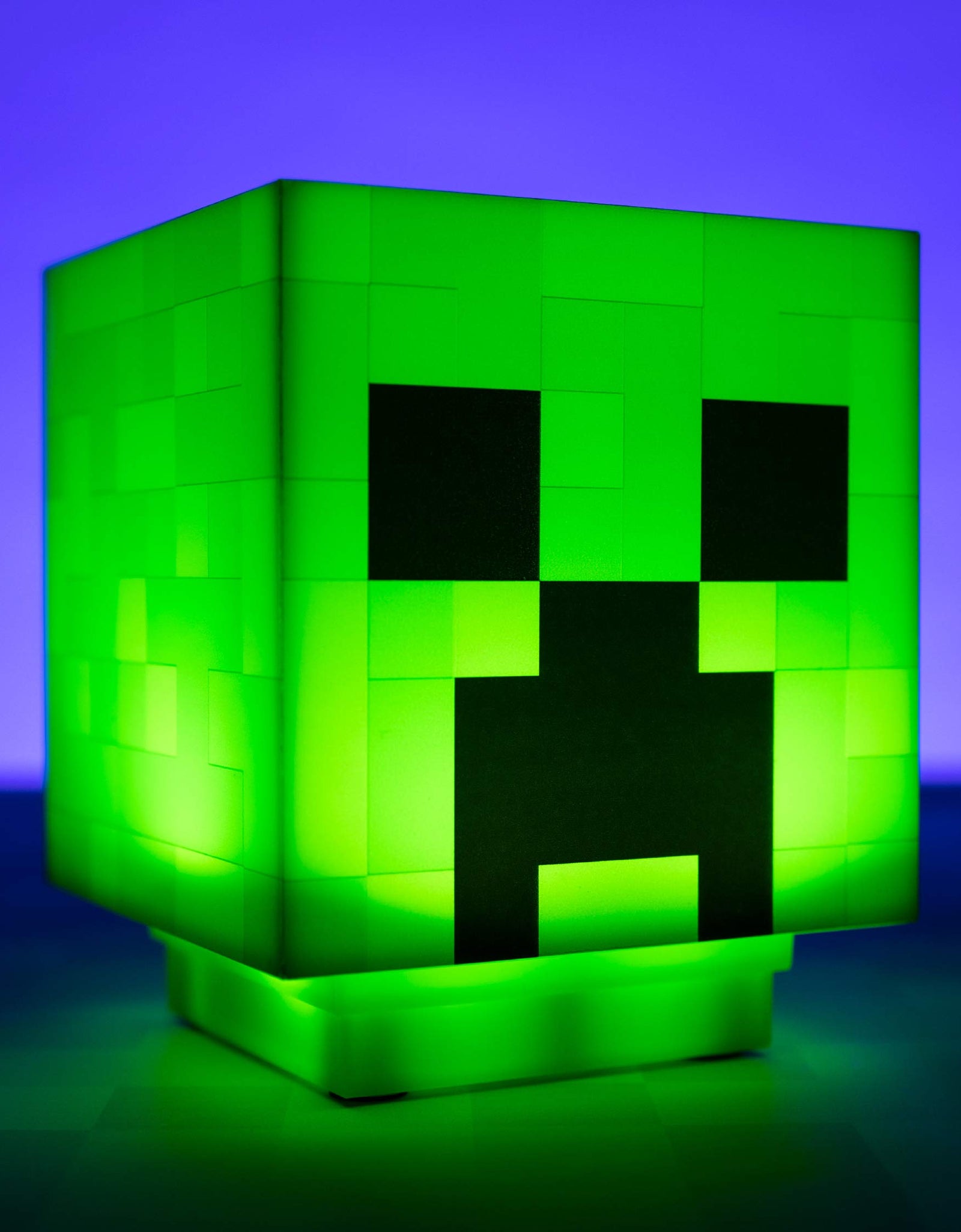 Minecraft Creeper Light Up Figure - Paladone Table Light with Zombie Sounds