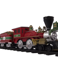 Lionel North Pole Central Ready-to-Play Freight Set, Battery-powered Model Train Set with Remote Multi, 50 x 73"
