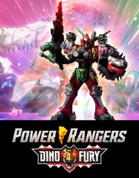 Power Rangers Dino Fury Megazord Mega Pack 5-Pack Zord Action Figure Toys for Kids Ages 4 and Up Zord Link Mix-and-Match Custom Build System (Amazon Exclusive)
