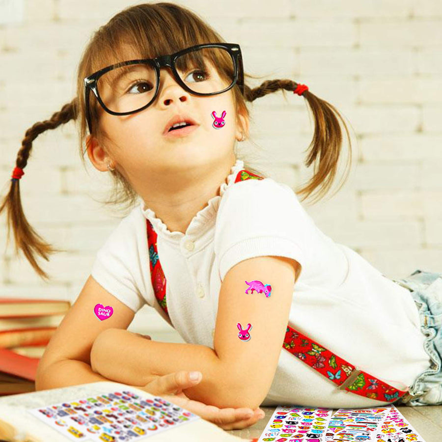 Stickers for Kids, 3D Puffy Stickers, 64 Different Sheets, 3200+ Stickers, Including Animals, Cars, Airplane, Food, Letters, Flowers, Pets, Cakes and Tons More