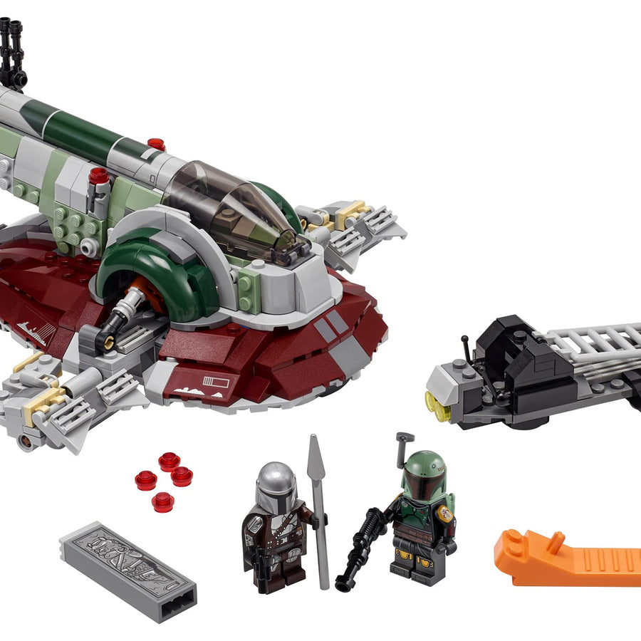LEGO Star Wars Boba Fett’s Starship 75312 Fun Toy Building Kit; Awesome Gift Idea for Kids; New 2021 (593 Pieces)