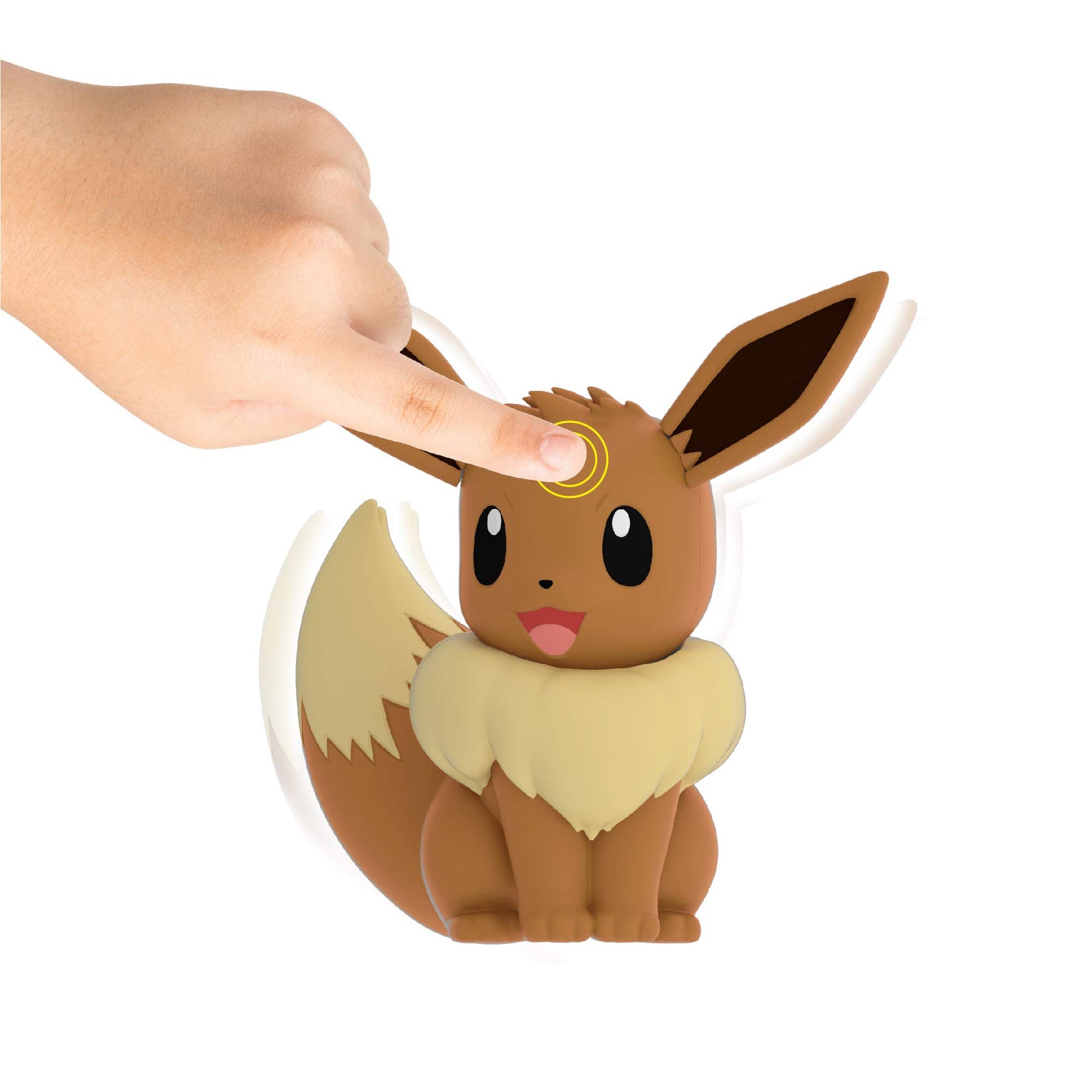 Pokemon Electronic & Interactive My Partner Eevee - Reacts to Touch & Sound, Over 50 Different Interactions with Movement and Sound - Eevee Dances, Moves & Speaks - Gotta Catch ‘Em All , Brown