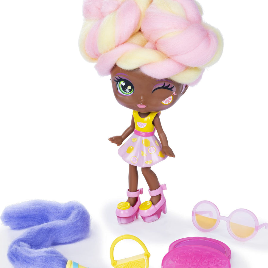 Candylocks, 7-Inch Lacey Lemonade, Sugar Style Deluxe Scented Collectible Doll with Accessories