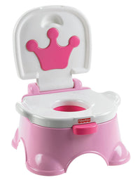 Fisher-Price Pink Princess Stepstool Potty
