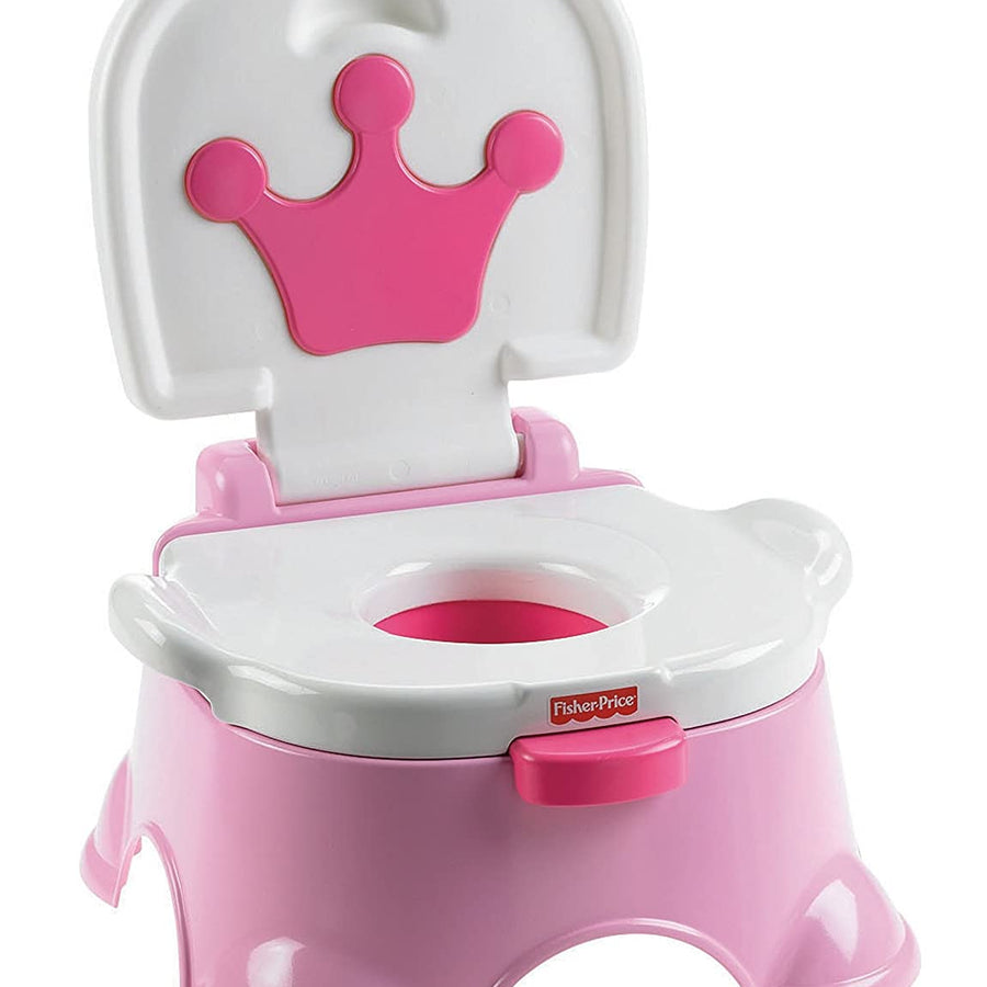 Fisher-Price Pink Princess Stepstool Potty