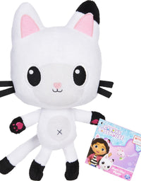 Gabby's Dollhouse, 8-inch Pandy Paws Purr-ific Plush Toy, Kids Toys for Ages 3 and up
