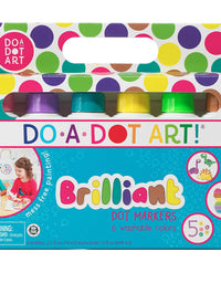Do A Dot Art! Markers Brilliant Washable 6 pack, The Original Dot Marker

