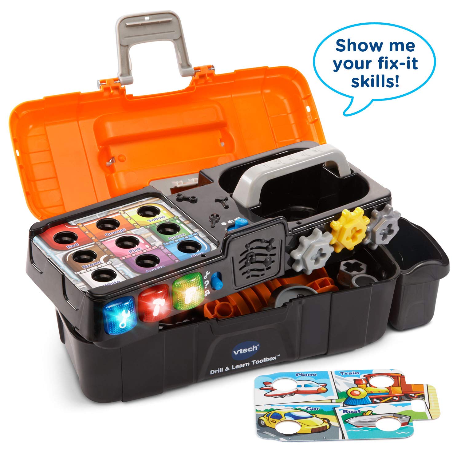 VTech Drill and Learn Toolbox Amazon Exclusive , Orange