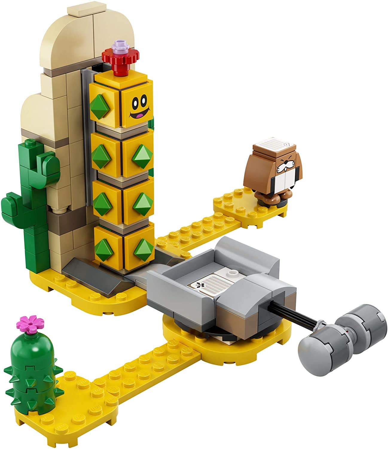LEGO Super Mario Desert Pokey Expansion Set 71363 Building Kit; Toy for Creative Kids to Combine with The Super Mario Adventures with Mario Starter Course (71360) Playset (180 Pieces)