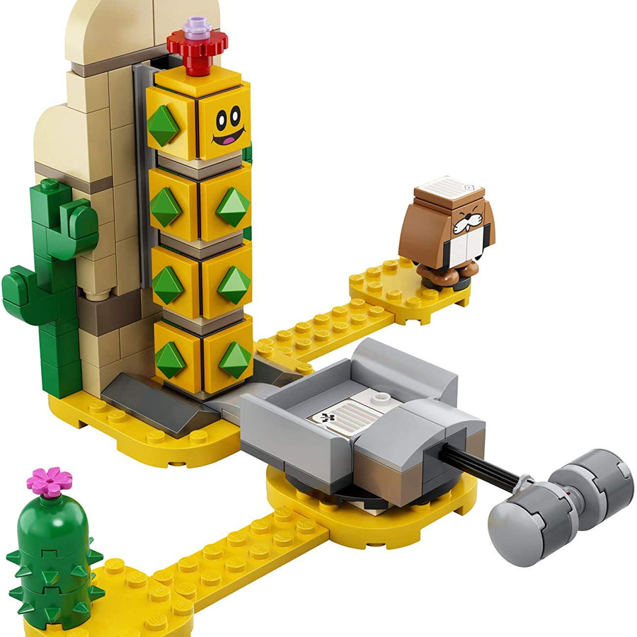 LEGO Super Mario Desert Pokey Expansion Set 71363 Building Kit; Toy for Creative Kids to Combine with The Super Mario Adventures with Mario Starter Course (71360) Playset (180 Pieces)
