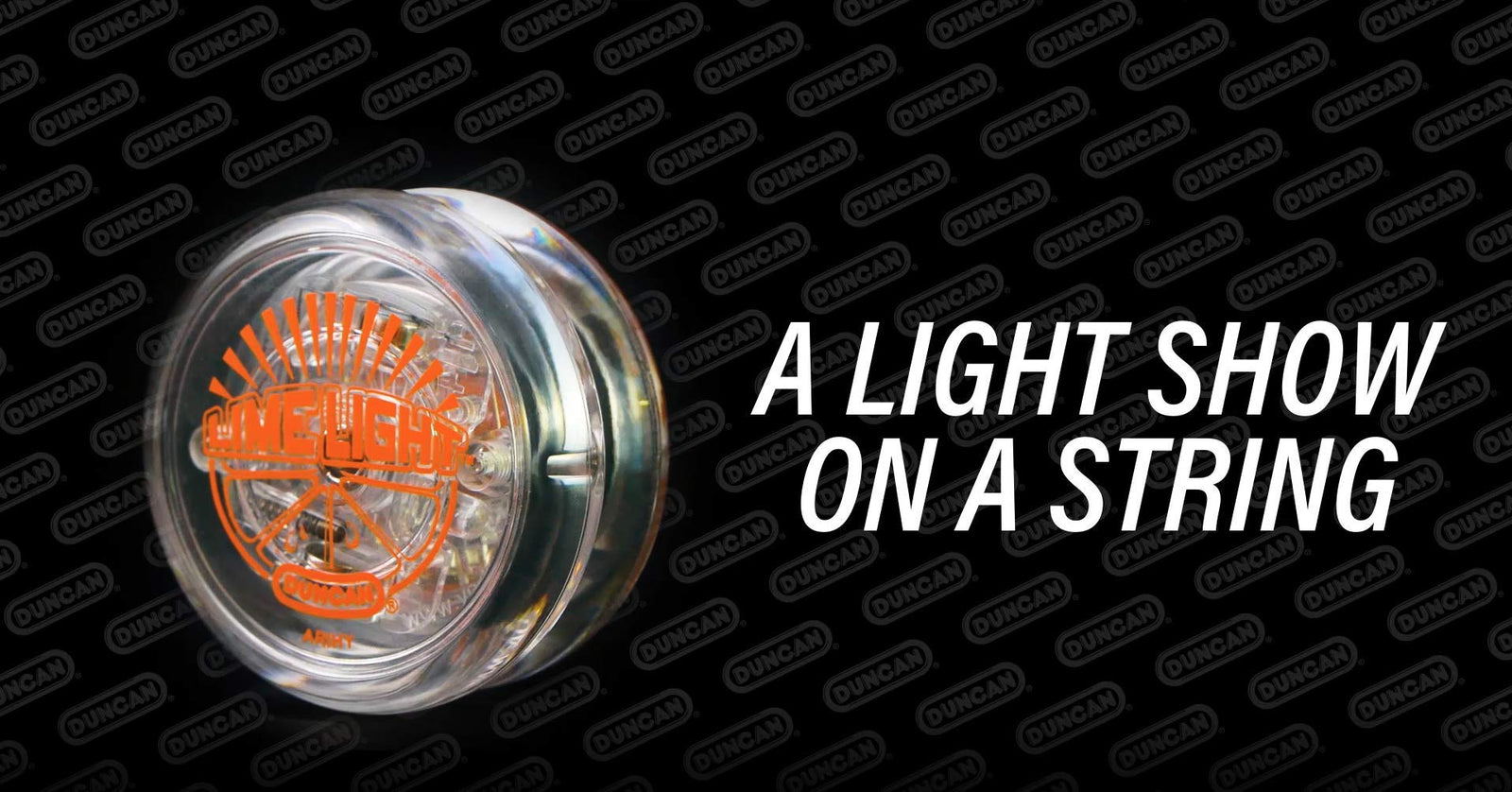 Duncan Toys Limelight LED Light-Up Yo-Yo, Beginner Level Yo-Yo with LED Lights, Clear and Orange