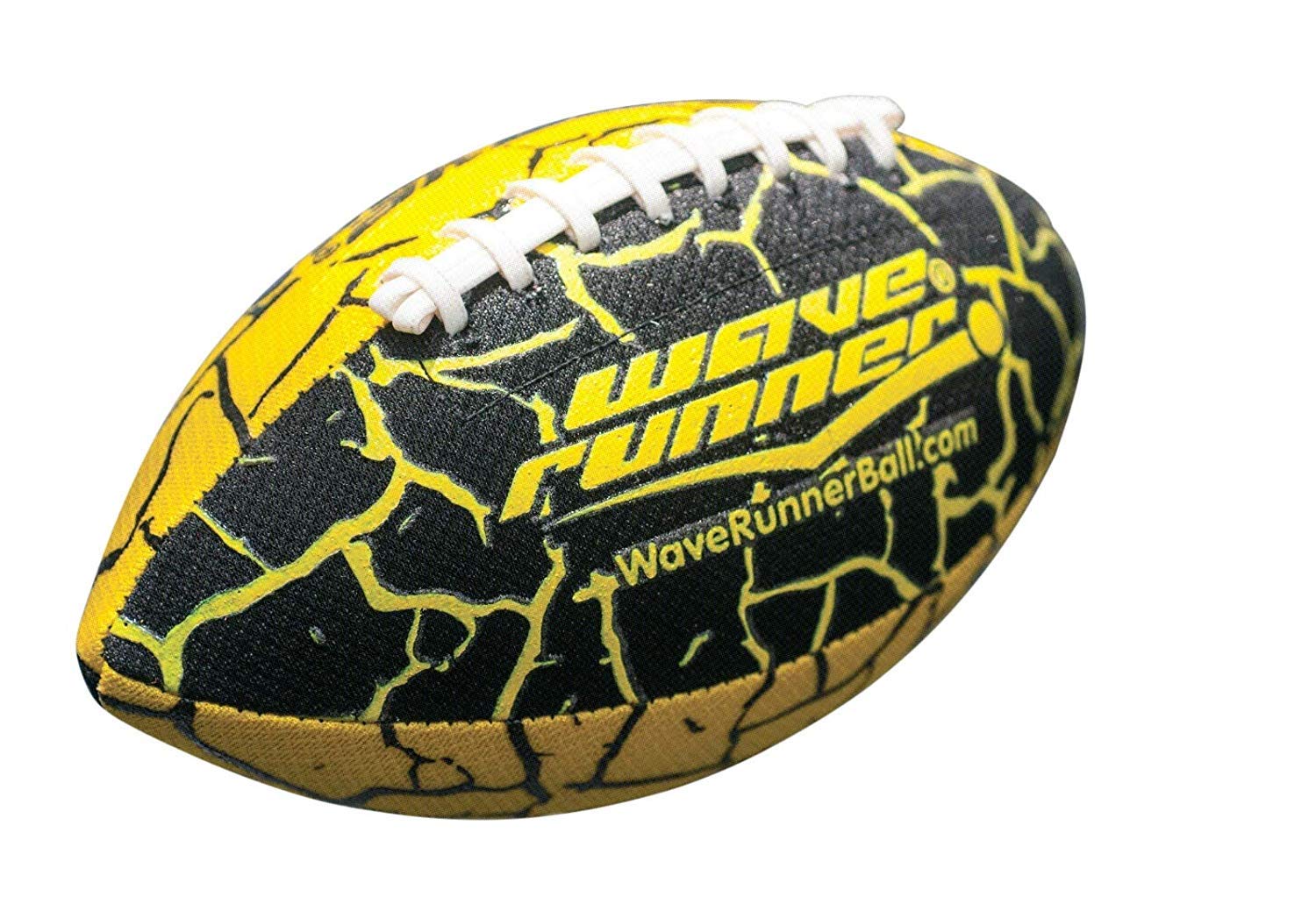 Wave Runner Grip It Waterproof Football- Size 9.25 Inches with Sure-Grip Technology | Let's Play Football in The Water! (Random Color)