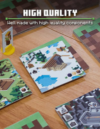 Ravensburger Minecraft: Builders & Biomes Strategy Board Game Ages 10 & Up

