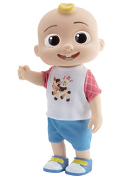 CoComelon Deluxe Interactive JJ Doll - Includes JJ, Shirt, Shorts, Pair of Shoes, Bowl of Peas, Spoon- Toys for Preschoolers - Amazon Exclusive
