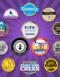 Story Time Chess - 2021 People’s Choice Toy of The Year Award Winner - Read a Story. Play Chess. Ages 3-103
