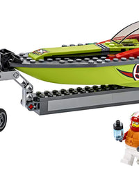 LEGO City Race Boat Transporter 60254 Race Boat Toy, Fun Building Set for Kids (238 Pieces)
