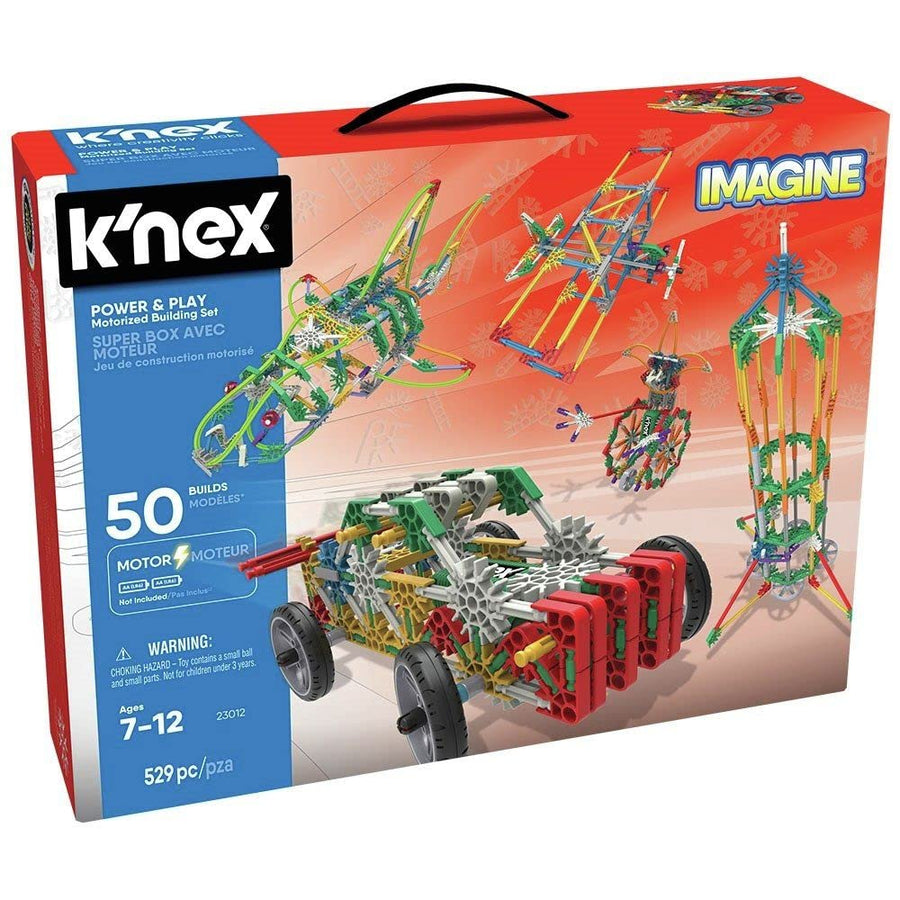 K'NEX Imagine Power and Play Motorized Building Set 529 Pieces Ages 7 and Up Construction Educational Toy