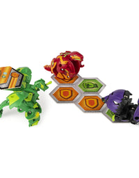 Bakugan Starter Pack 3-Pack, Fenneca Ultra, Geogan Rising Collectible Action Figures, Kids Toys for Boys
