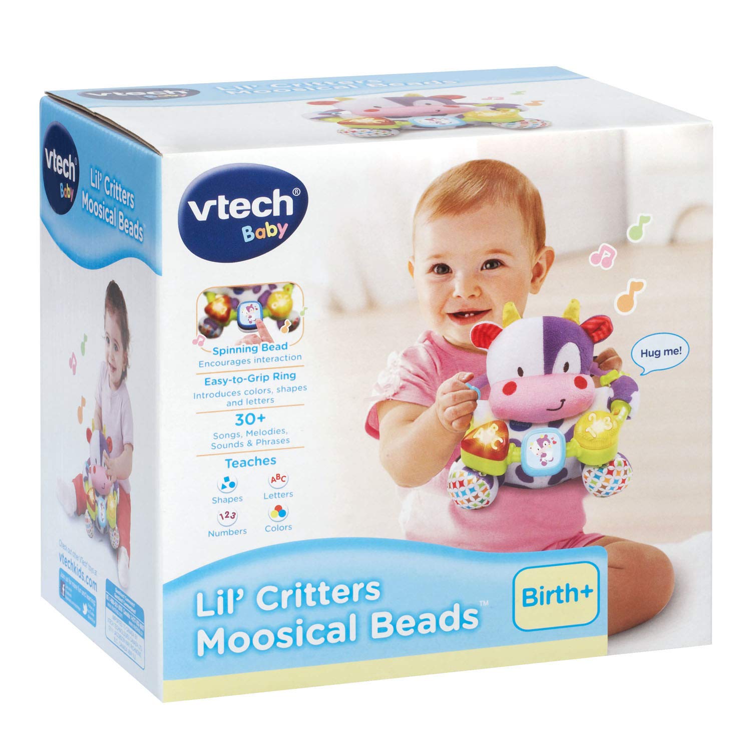 VTech Baby Lil' Critters Moosical Beads Amazon Exclusive, Purple