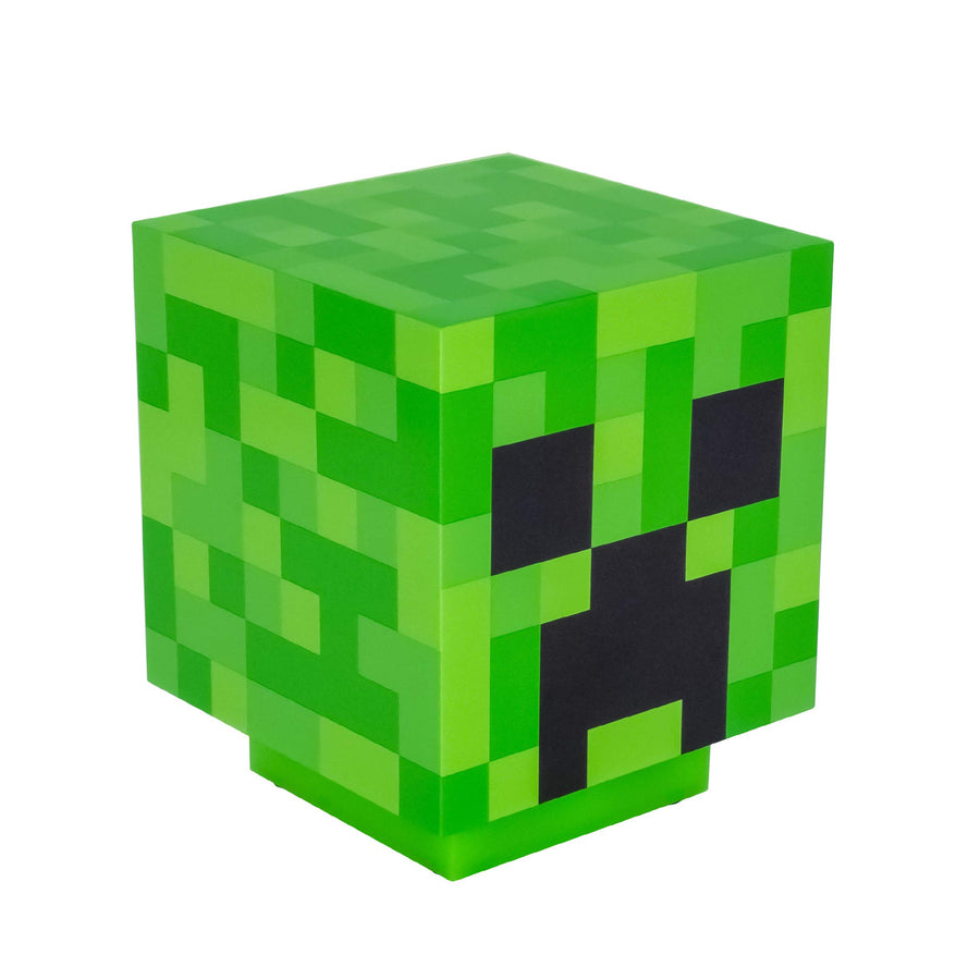 Minecraft Creeper Light Up Figure - Paladone Table Light with Zombie Sounds