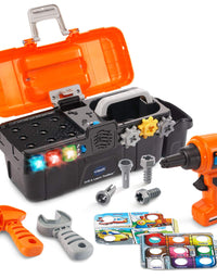 VTech Drill and Learn Toolbox Amazon Exclusive , Orange
