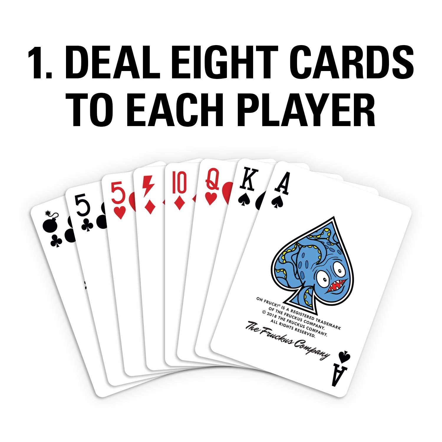 Oh Fruck! A Raucous Card Game That Combines Strategy with Special Rules That Change Every Time You Play.