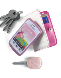 Litti Pritti Princess Toys Little Girls Purses - Pretend Play My First Purse Set - Fashionably Stylish Handbag with Makeup Smartphone Wallet Keys Credit Card Playset Perfect for Girls Ages 3+
