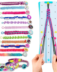 VERTOY Friendship Bracelet Making Kit for Girls - Cool Arts and Crafts Toys for 6 7 8 9 10 11 12 Years Old, Bracelet String and Rewarding Activity, Best Birthday Gifts for Teen Girls
