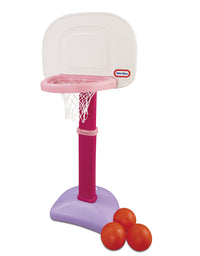 Little Tikes Easy Score Basketball Set, Pink, 3 Balls - Amazon Exclusive
