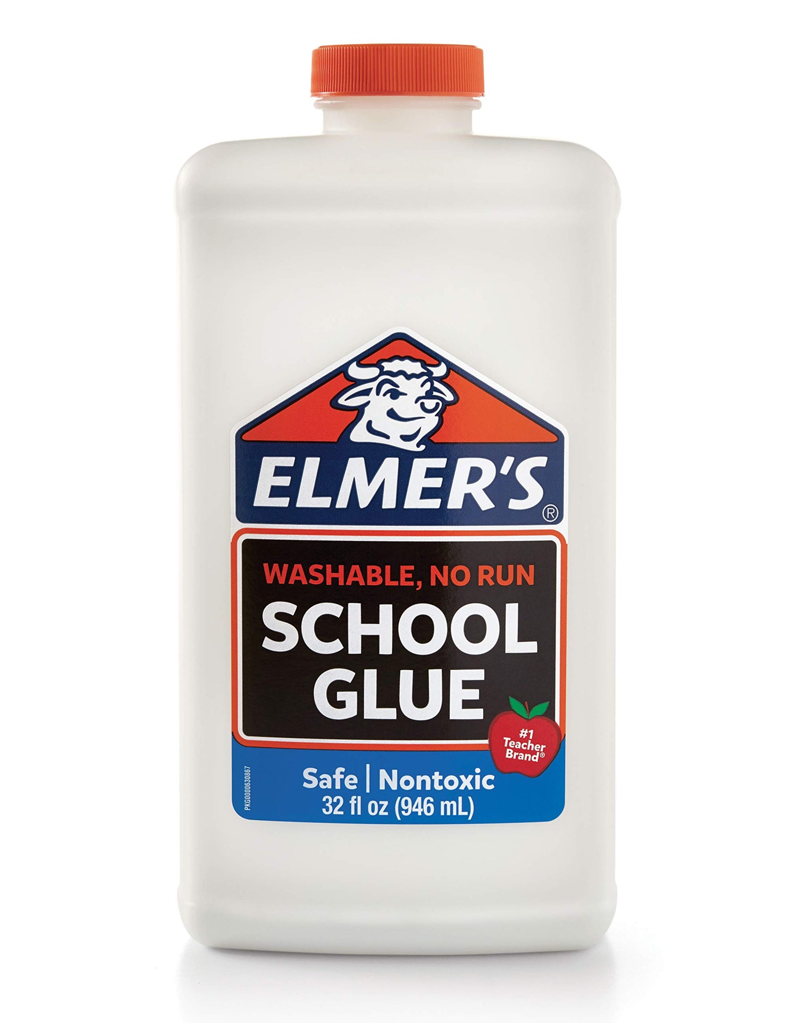 Elmer's Liquid School Glue, White, Washable, 32 Ounces - Great for Making Slime