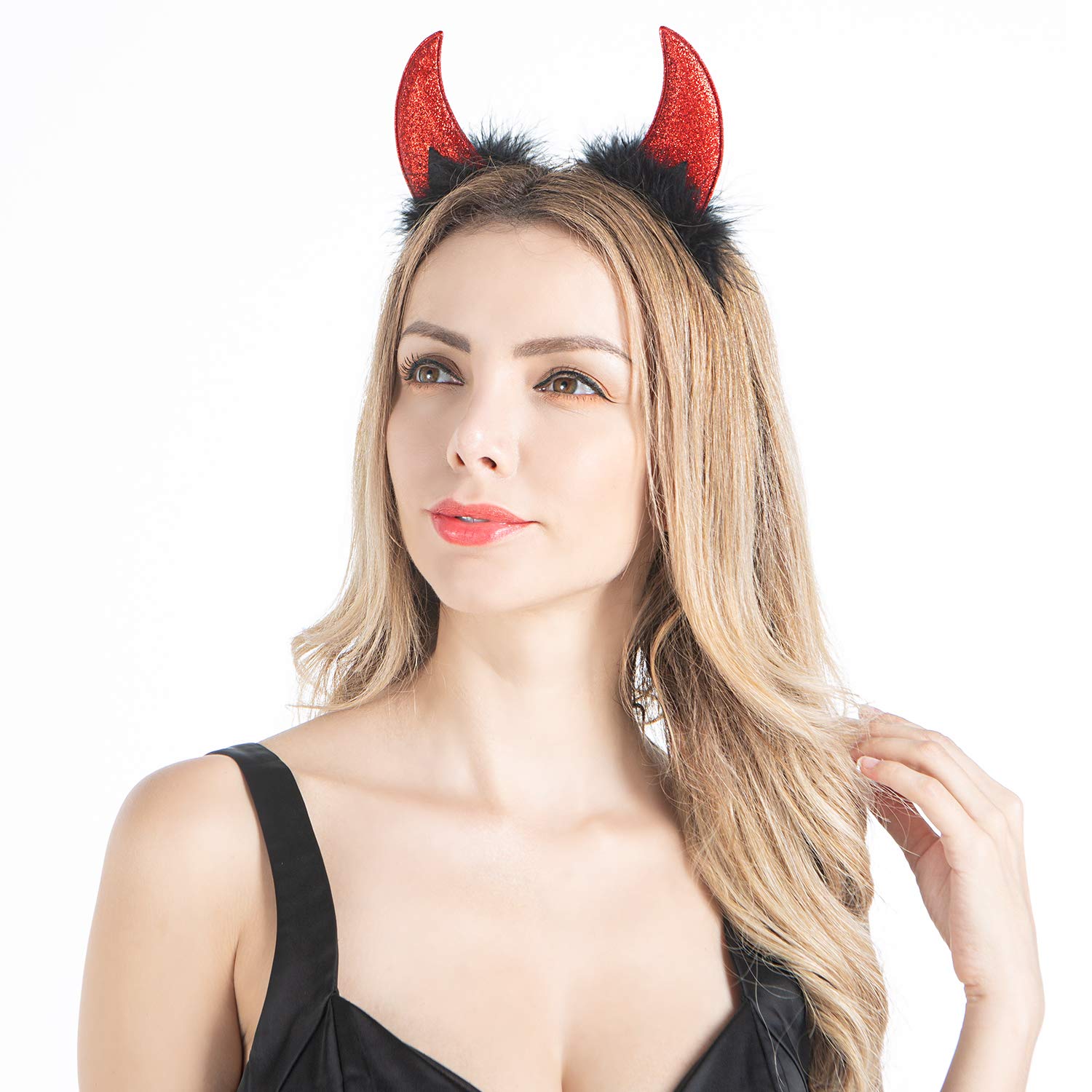 Devil Horn Headband Halloween Costume Accessory