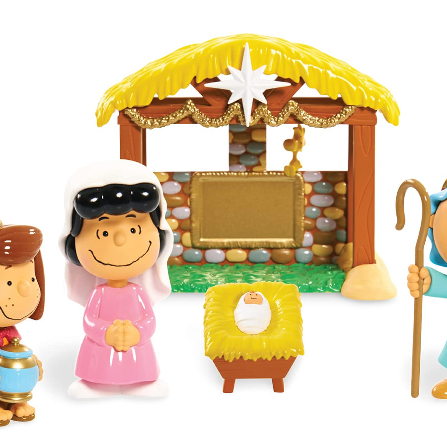 Peanuts Christmas Nativity Set, by Just Play