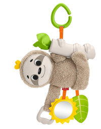Fisher-Price Slow Much Fun Stroller Sloth 0+ kids , Brown/Yellow/Green
