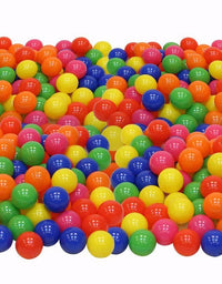 Plastic Ball Pit Balls for Toddlers, Click N' Play Ball Pit Balls 200 Pack, Phthalate and BPA Free, Includes a Reusable Storage Bag with Zipper, Gifts for Toddlers and Kids
