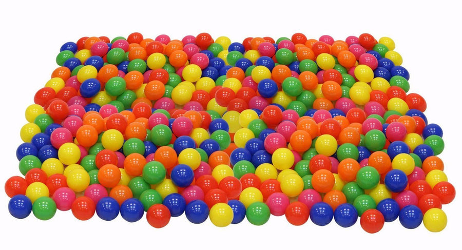 Plastic Ball Pit Balls for Toddlers, Click N' Play Ball Pit Balls 200 Pack, Phthalate and BPA Free, Includes a Reusable Storage Bag with Zipper, Gifts for Toddlers and Kids
