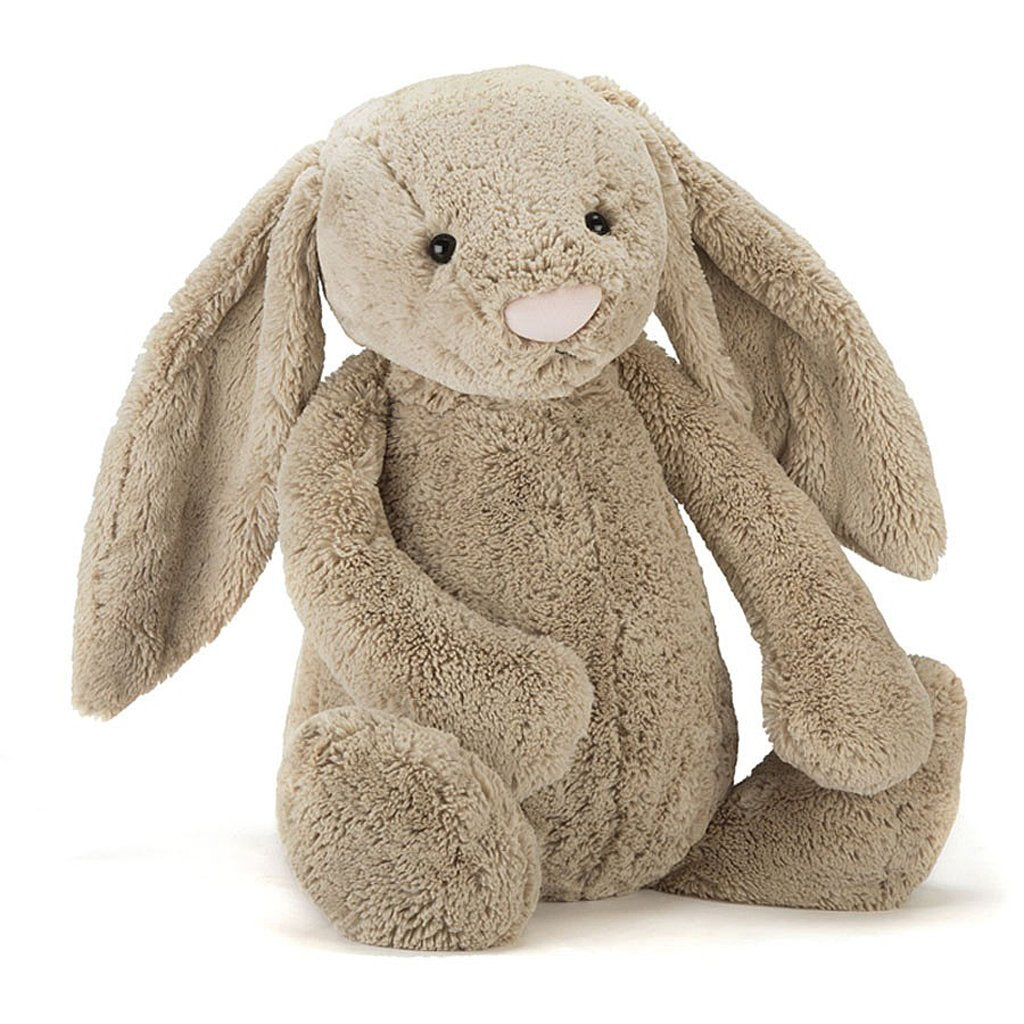 Jellycat Bashful Beige Bunny Stuffed Animal, Medium, 12 inches