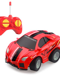 Toys for 2-5 Year Old Boys,Mini Remote Control Car,Toddler Toys Age 2-4,RC Car for Kids,Car Toys for Boys 3-5 Year Old,Gifts for 2 3 4 5 Year Old Boys Girls Birthday,Red
