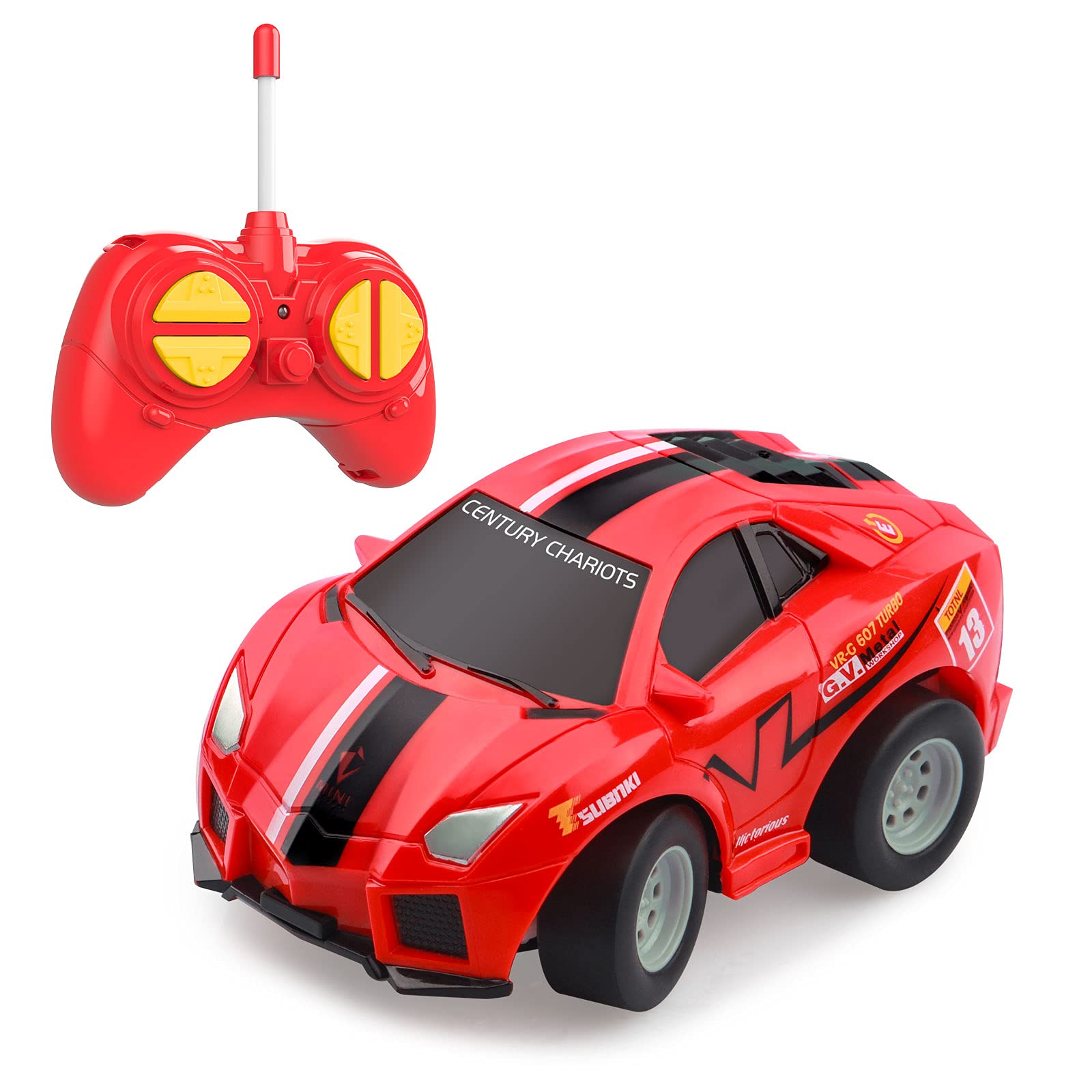 Toys for 2-5 Year Old Boys,Mini Remote Control Car,Toddler Toys Age 2-4,RC Car for Kids,Car Toys for Boys 3-5 Year Old,Gifts for 2 3 4 5 Year Old Boys Girls Birthday,Red
