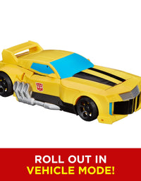Transformers Toys Heroic Bumblebee Action Figure - Timeless Large-Scale Figure, Changes into Yellow Toy Car, 11" (Amazon Exclusive)
