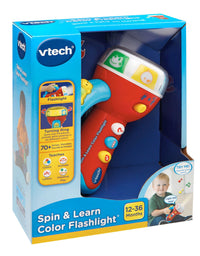 VTech Spin & Learn Color Flashlight, Red
