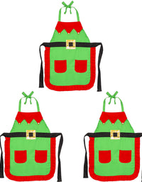 Christmas Elf Fabric Apron | Party Costume
